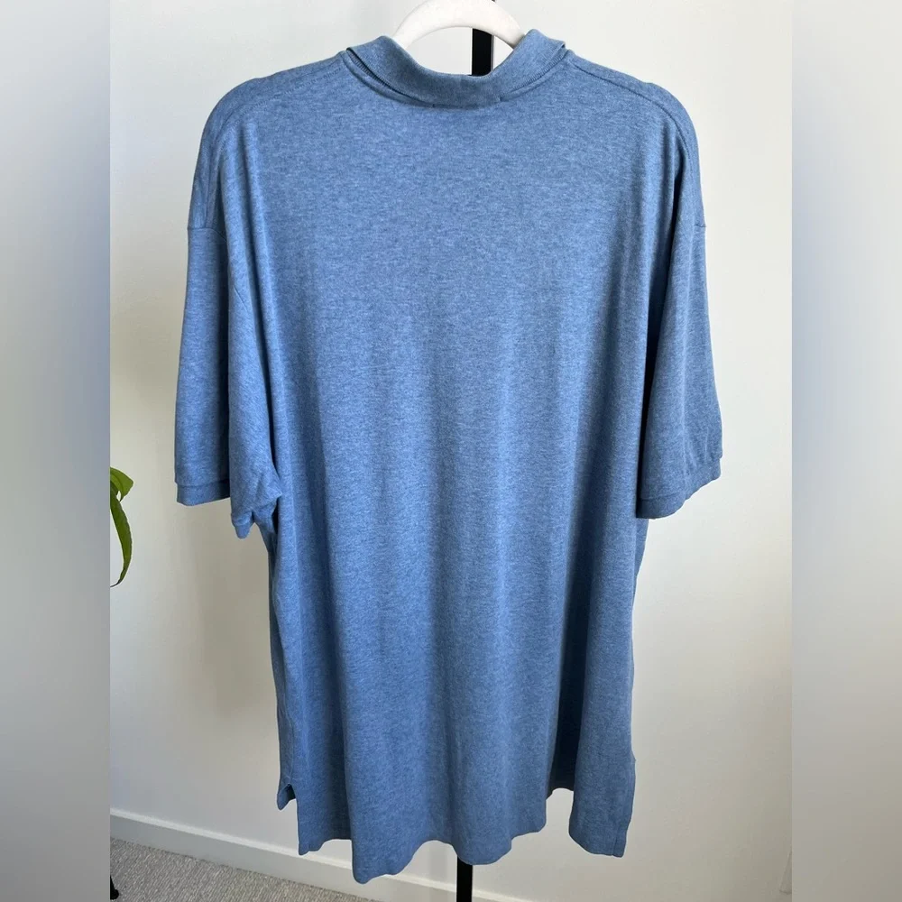 Polo Ralph Lauren Heather Blue Polo Shirt Yellow Pony XXL Preppy Classic